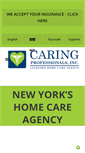 Mobile Screenshot of caringprofessionals.com